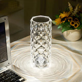 Colour-Changing Crystal Table Lamp with Remote Control