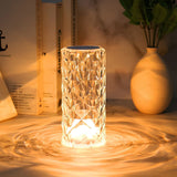 Colour-Changing Crystal Table Lamp with Remote Control