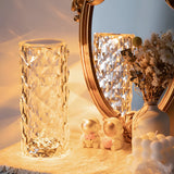 Colour-Changing Crystal Table Lamp with Remote Control