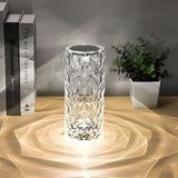 Colour-Changing Crystal Table Lamp with Remote Control