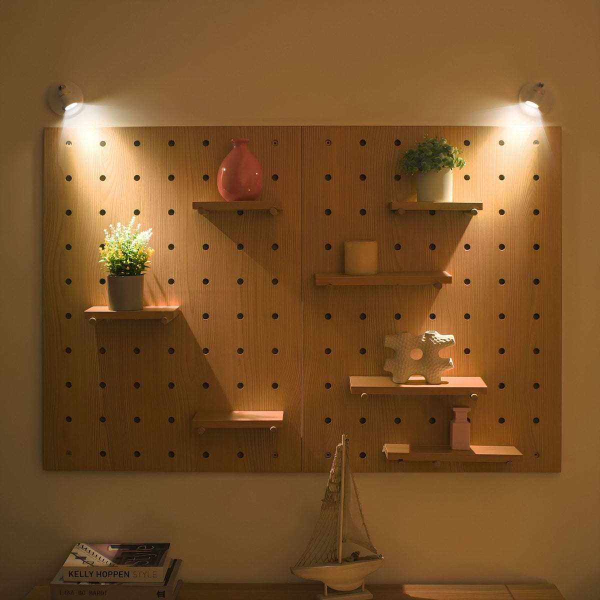 Wireless Wall Spotlights with Remote – Battery or USB Rechargeable