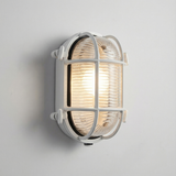 Industrial Outdoor Wall Lantern in Black Cast Aluminium