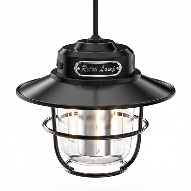 Rechargeable Retro LED Camping Lantern