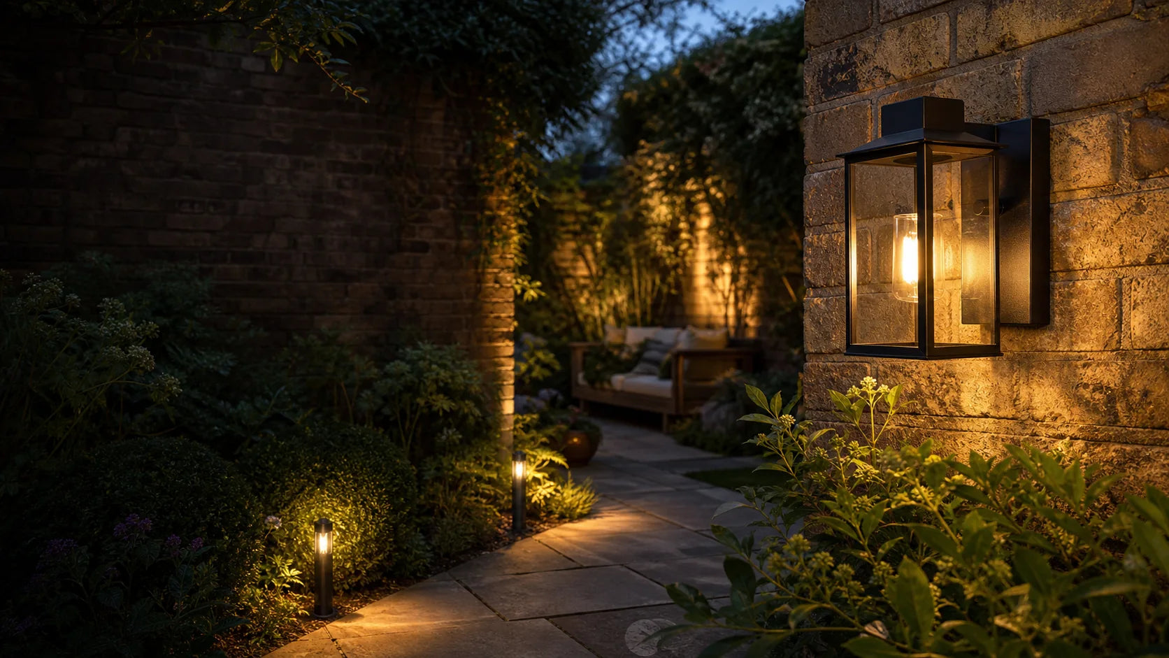 Light your garden's golden hour